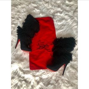 100% AUTHENTIC CHRISTIAN LOUBOUTIN Black Boots